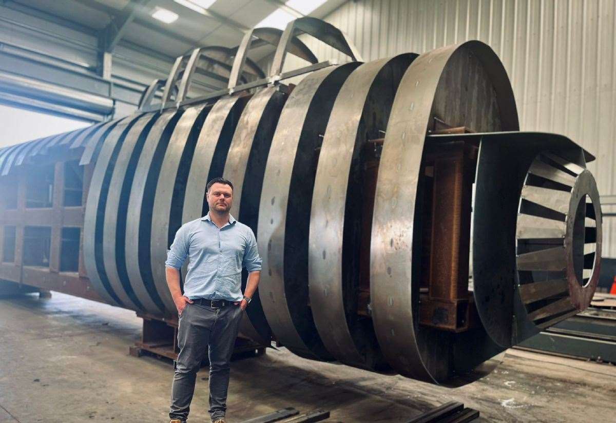 Work on Bomber County Gateway Trust’s 'On Freedom's Wings' Lancaster bomber sculpture project is nearing completion by Lincolnshire-based Timmins Engineering and Construction Ltd.