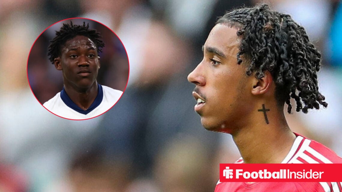 Leny Yoro Kobbie Mainoo Manchester United