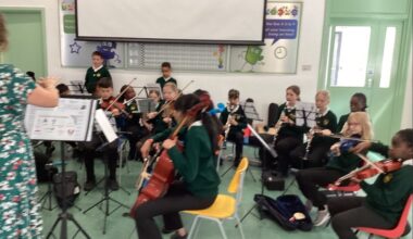 Middleton Primary School pupils compose and perform