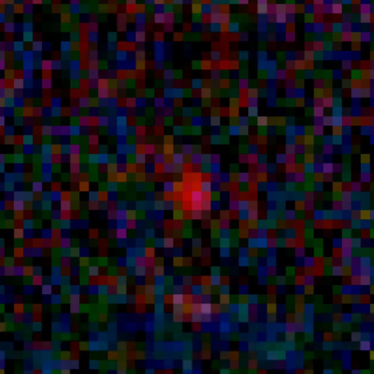 MoM-z14, the most distant galaxy ever seen. Credit: Rohan P. Naidu et al (2025)/NASA/JWST