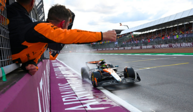 What happened to McLaren's competition in the British Grand Prix?