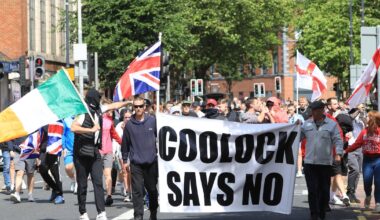 Increasing ‘cross-border infrastructure’ for anti-immigration protests, report says – The Irish News