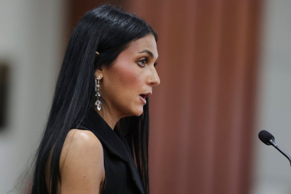 Alivea Goncalves speaks at Bryan Kohberger's sentencing hearing.