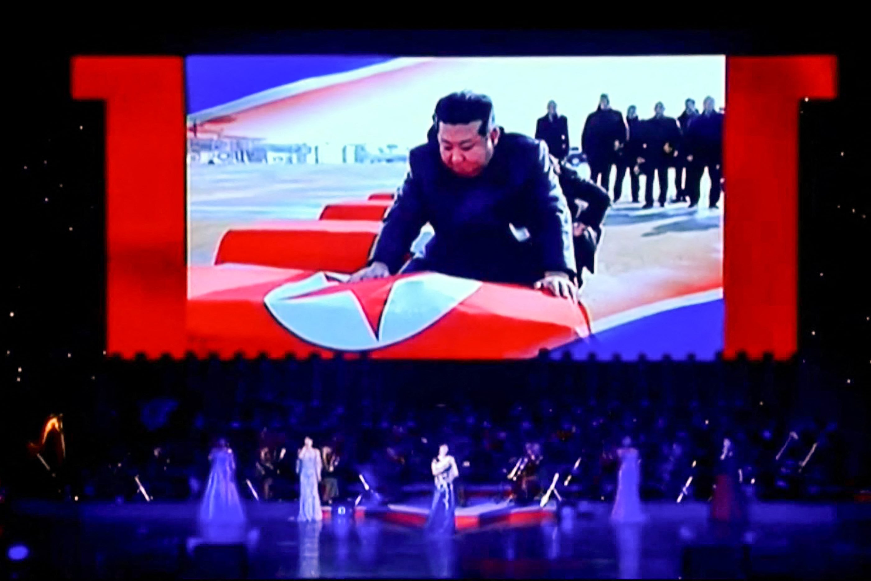 State media images show leader Kim Jong Un honouring the flag-draped coffins of North Korean soldiers killed helping Russia fight Ukraine