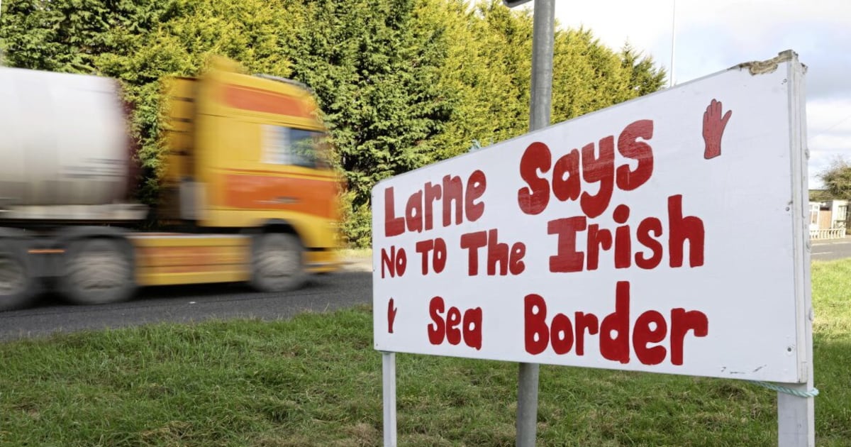 TUV call new border post in Larne ‘a day of humiliation’ – The Irish News