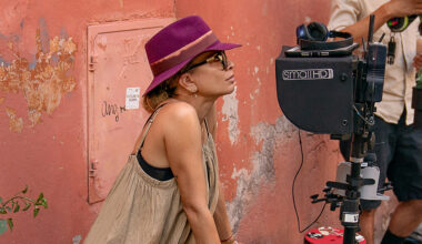 Director Victoria Mahoney on the set of The Old Guard 2.