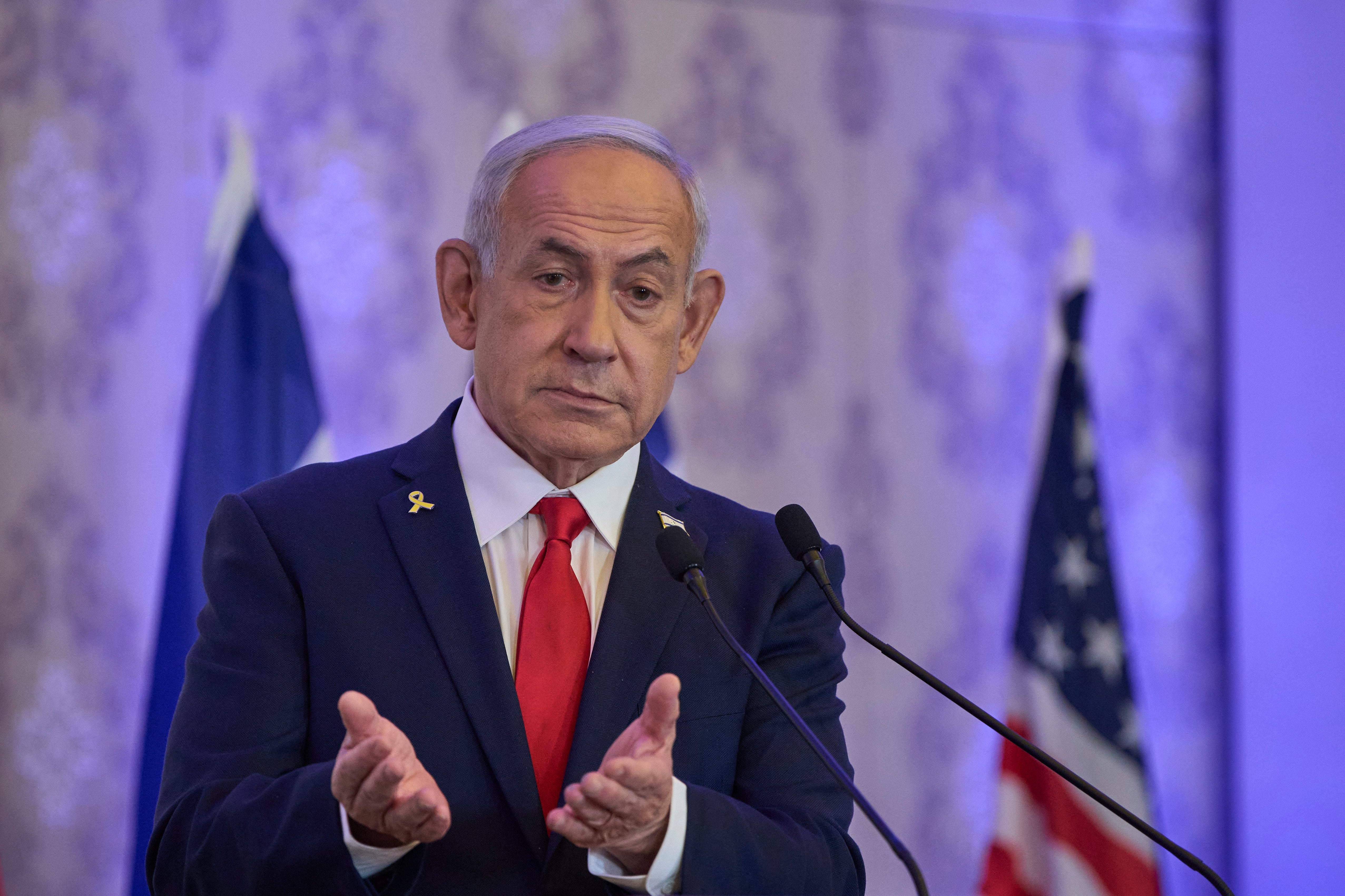 Netanyahu was criticised by Trump