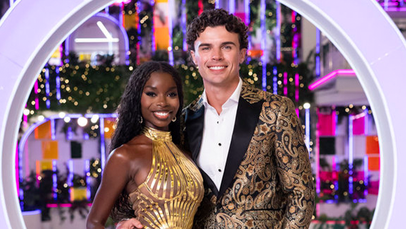 Olandria and Nic on 'Love Island USA' season 7.