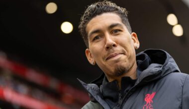 LIVERPOOL, ENGLAND - Saturday, May 6, 2023: Liverpool's Roberto Firmino during the FA Premier League match between Liverpool FC and Brentford FC at Anfield. (Pic by David Rawcliffe/Propaganda)