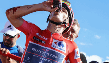 Remco Evenepoel drinking ketones