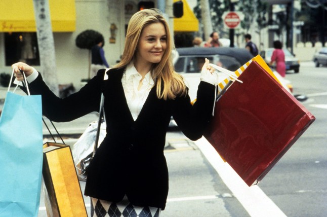 Editorial use only. No book cover usage. Mandatory Credit: Photo by Paramount/Kobal/REX/Shutterstock (5883440v) Alicia Silverstone Clueless - 1995 Director: Amy Heckerling Paramount USA Scene Still Jane Austen