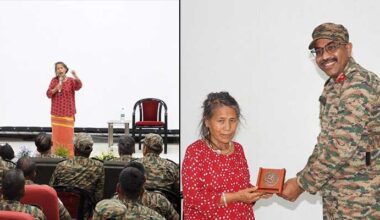 Sigar Military Station Honours Padma Shri Yanung Jamoh Lego for Pioneering Contributions in Herbal Medicine