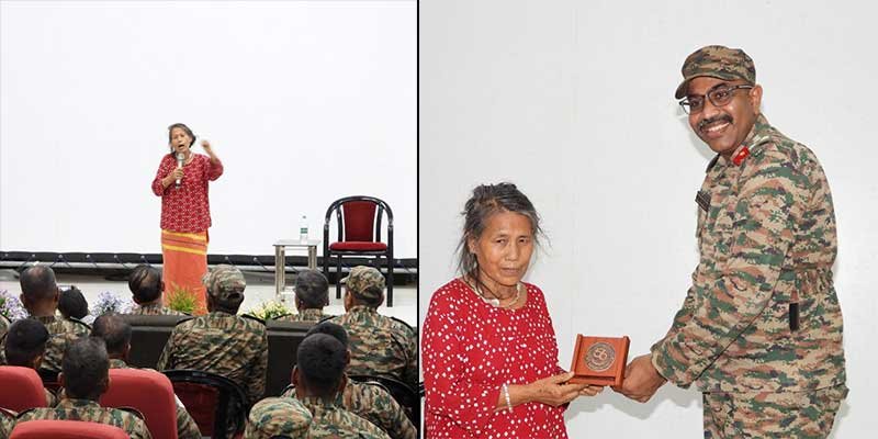Sigar Military Station Honours Padma Shri Yanung Jamoh Lego for Pioneering Contributions in Herbal Medicine