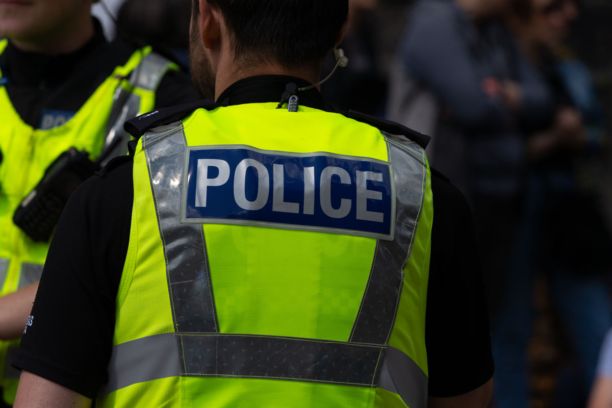 Police Scotland officers take action at demonstrations across country
