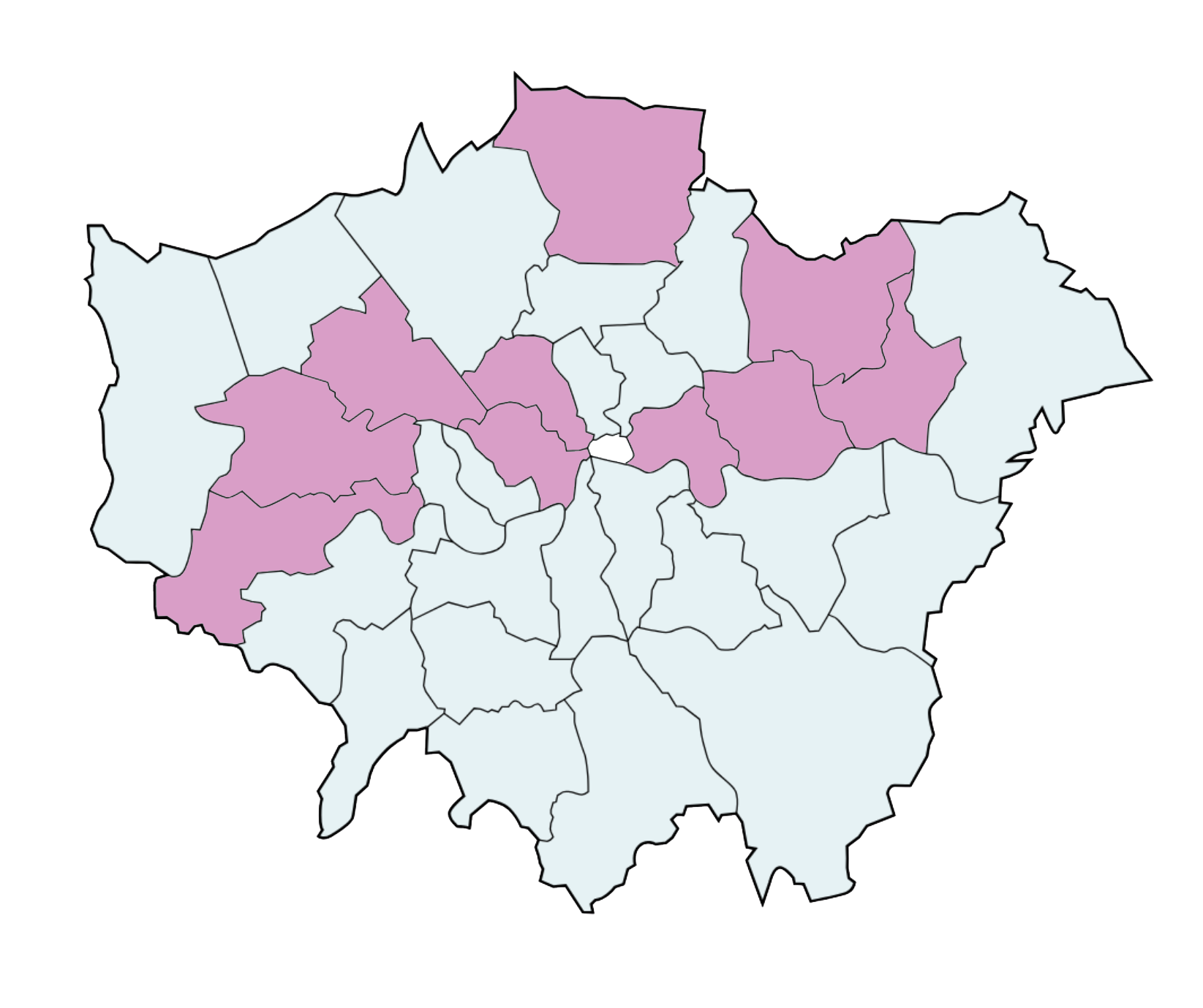 Poverty above London avg 2025