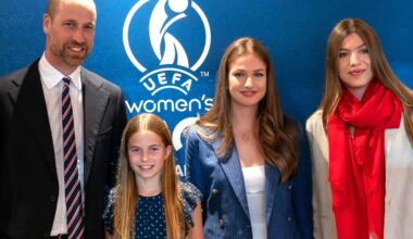 Princess Charlotte Has Rare Meeting with Spain's Princesses at Soccer Game