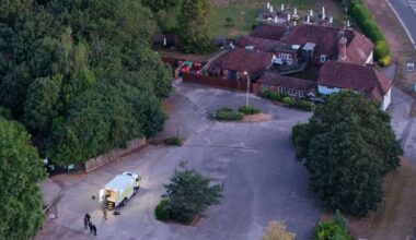 A20 Ashford Road, near Leeds Castle, closed after man shot at pub