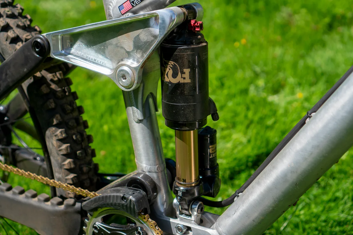 Asa Vermette with Frameworks DH at Red Bull Hardline 2025