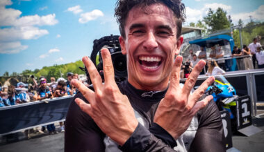 Marc Marquez fends off Bezzecchi to make Ducati history