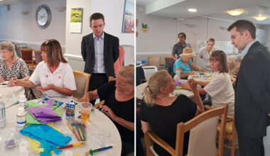 Residents At Leeds Care Home Enjoy Visit From MP