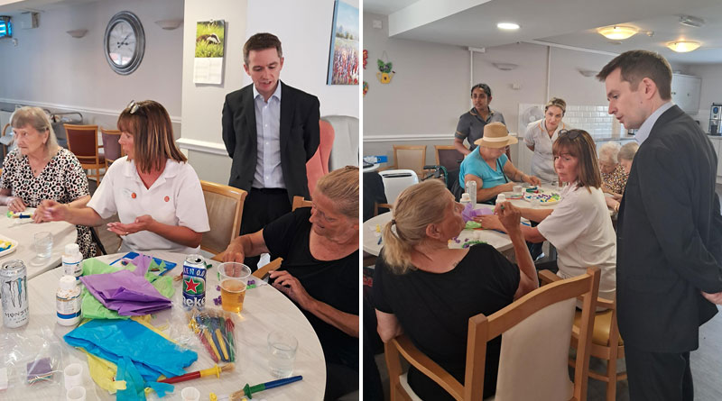 Residents At Leeds Care Home Enjoy Visit From MP
