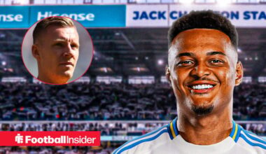 Rodrigo Muniz reacts to Bernd Leno after Leeds transfer developments