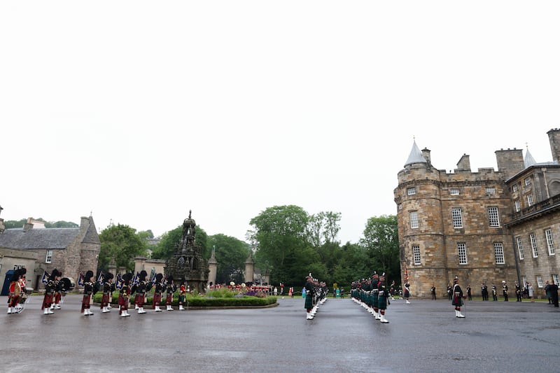 The King and Queen will carry out engagements at the Palace of Holyroodhouse