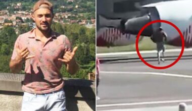 Last moments of man who ran towards plane and died after falling into jet engine | News World