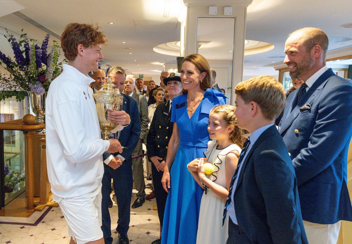 Prince and Princess of Wales treat George and Charlotte to Wimbledon final - London Evening Standard