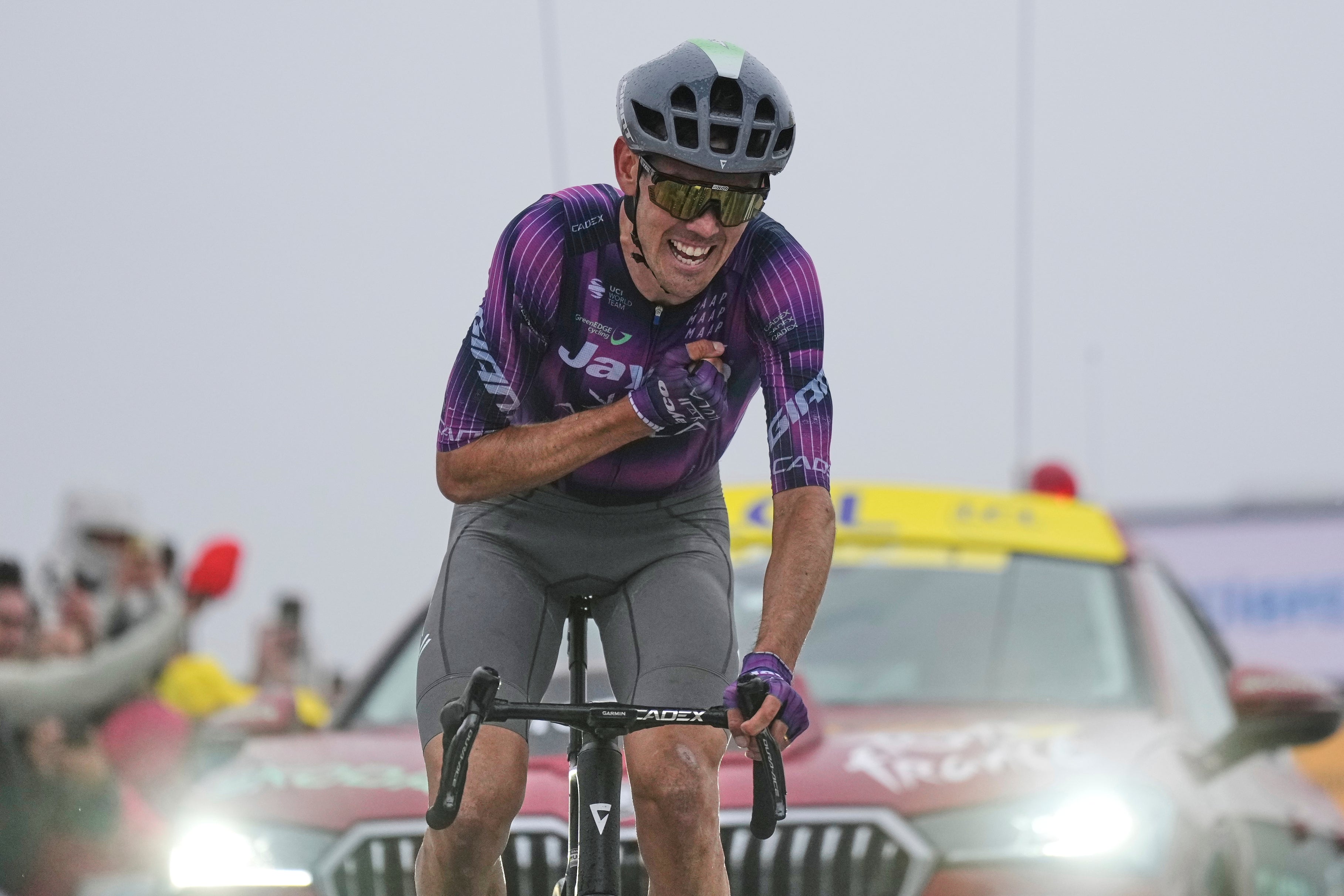 Ben O’Connor emerged victorious out of the mist