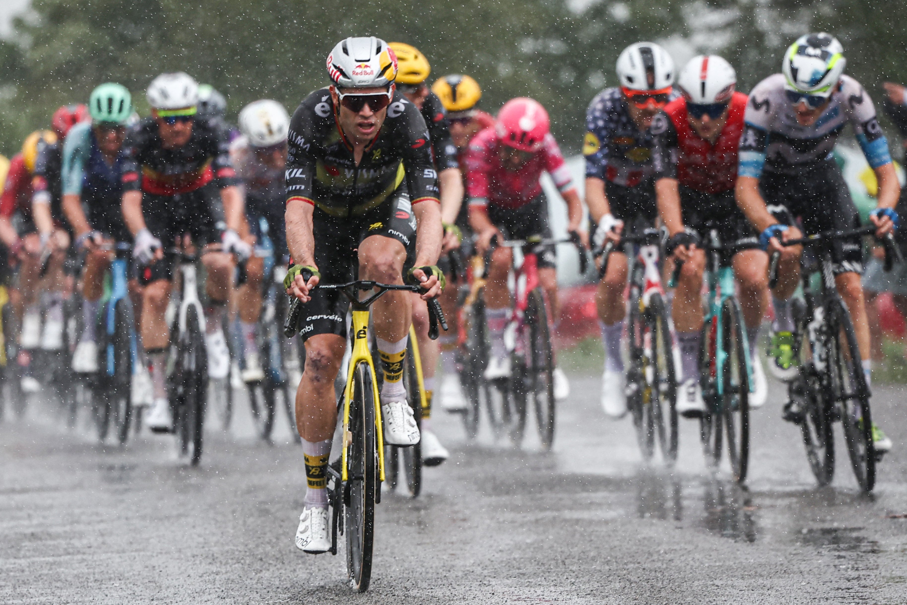 The Tour de France continues with a battle to get into the breakaway