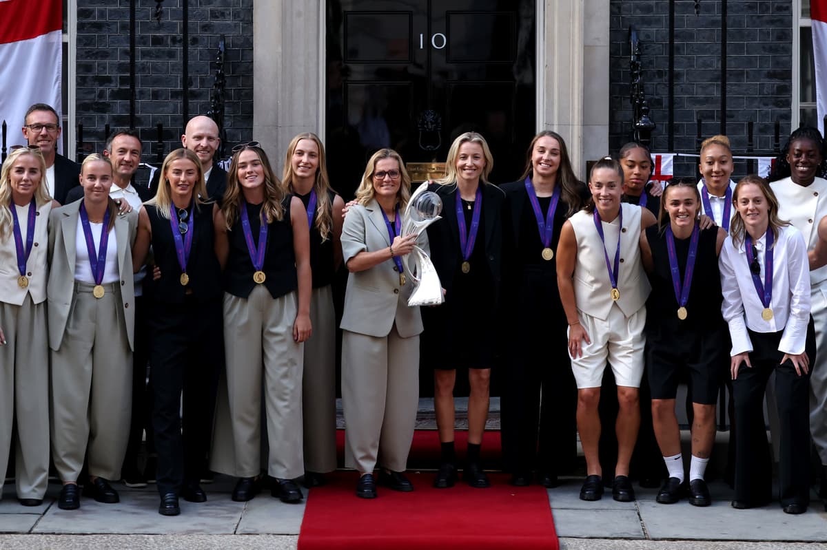 Jubilant fans greet Lionesses on return to England after Euros victory - London Evening Standard