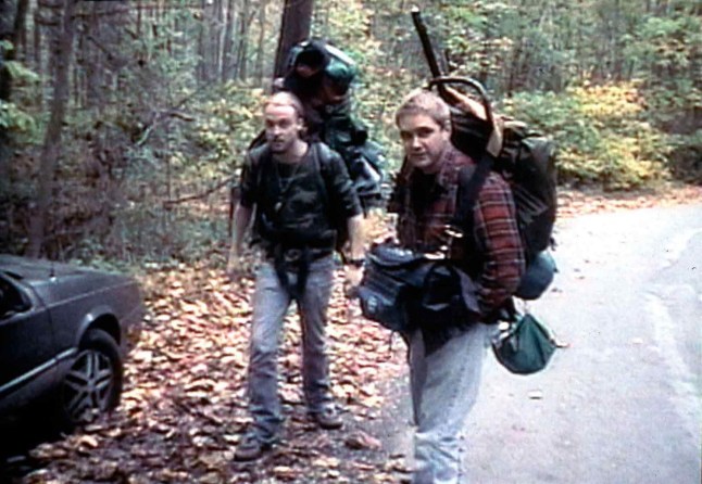 Editorial use only. No book cover usage. Mandatory Credit: Photo by Moviestore/REX/Shutterstock (8560198j) Joshua Leonard, Michael C Williams The Blair Witch Project - 1999
