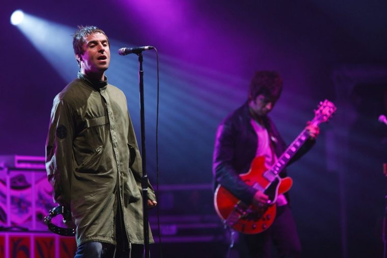 Liam (left) and Noel Gallagher with Oasis at the Melt! Festival in Graefenhainichen, Germany in 2009  (Photo: Marco Prosch/ Getty)