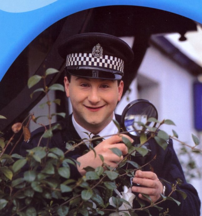 Aspiring detective PC Plum was played by actor Andrew Agnew