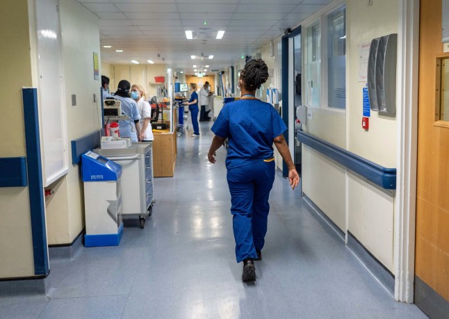 File photo dated 18/01/23 of a general view of staff on a NHS hospital ward. A top nurse has warned the Government should 
