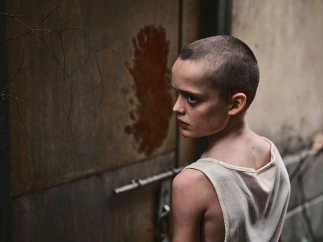 This image released by A24 shows Jonah Wren Phillips in a scene from 
