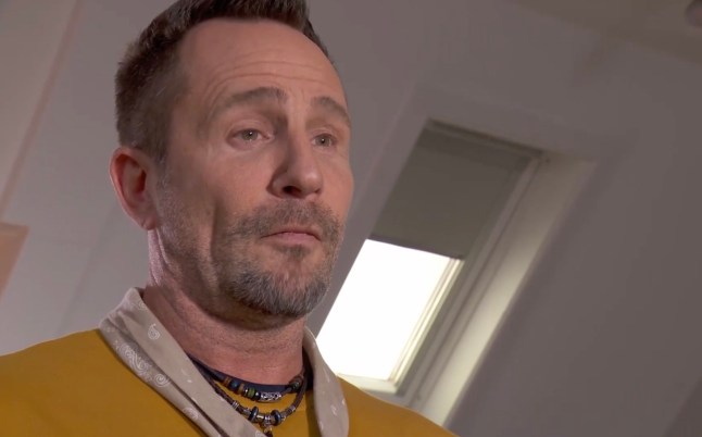 Jez smirks in Hollyoaks