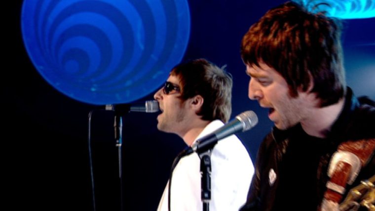 Oasis on 'Top of the Pops in 2005  (Photo: BBC)