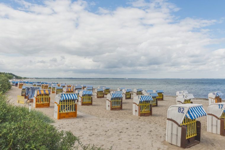 Deutschland, Schleswig-Holstein, Timmendorfer Strand, Strandk?rbe