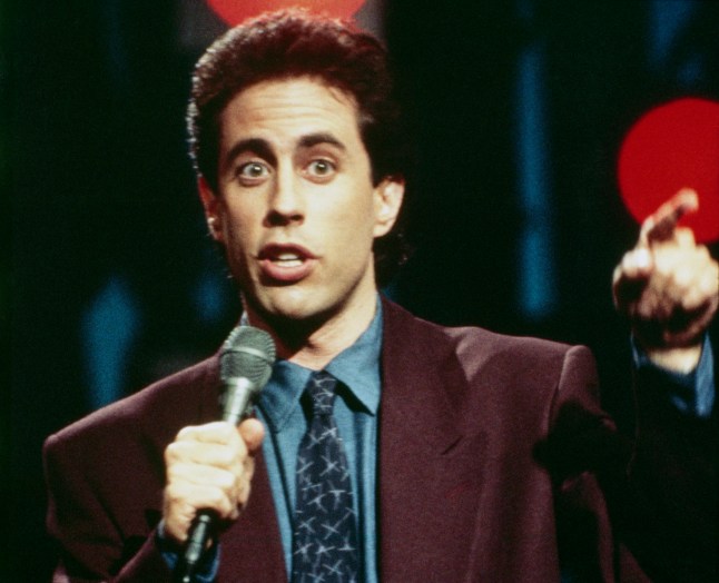 SEINFELD -- Pictured: Jerry Seinfeld as Jerry Seinfeld (Photo by NBCU Photo Bank/NBCUniversal via Getty Images via Getty Images)