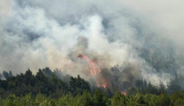 Wildfires rage across Europe as 18k in Spain lockdown and Marseille airport shut
