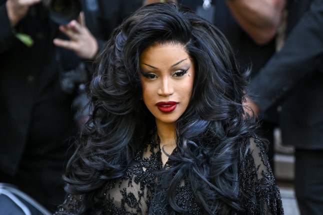 PARIS, FRANCE - JULY 09: Cardi B attends the Balenciaga Haute Couture Fall/Winter 2025/2026 show as part of Paris Fashion Week on July 09, 2025 in Paris, France. (Photo by Stephane Cardinale - Corbis/Corbis via Getty Images)