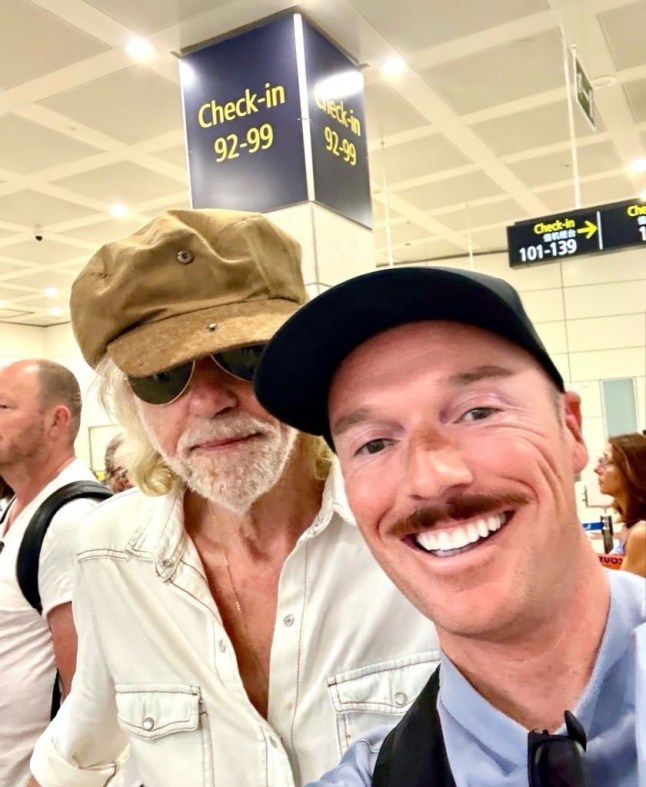 Jay Curtis, a travel content creator, and Bob Geldof at Venice's Marco Polo airport. Multi-millionaire Bob Geldof has been spotted flying back to the UK from Italy on Ryanair, telling a fellow traveller: 'I don't spend on luxury travel'. The Boomtown Rats frontman - worth an estimated ?111m ($150m) - was spotted waiting at the check-in queue for the budget airline in shades with his bandmates at Venice's Marco Polo airport. The Live Aid founder, 73, told a fan he had recently played with the Rats in the Floating City. Jay Curtis, a travel content creator also flying to Bristol with Ryanair, says he was 'shocked' to see Geldof queuing for around an hour with other passengers. Photo released 20/07/2025