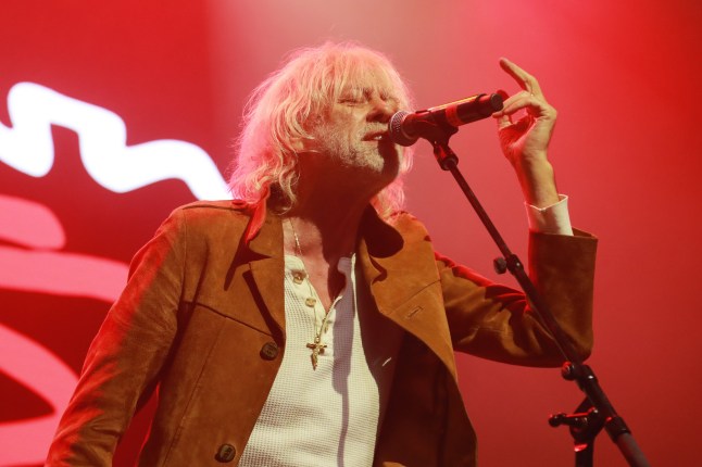 LONDON, ENGLAND - JULY 13: Sir Bob Geldof of The Boomtown Rats performs during the gala performance after party for 