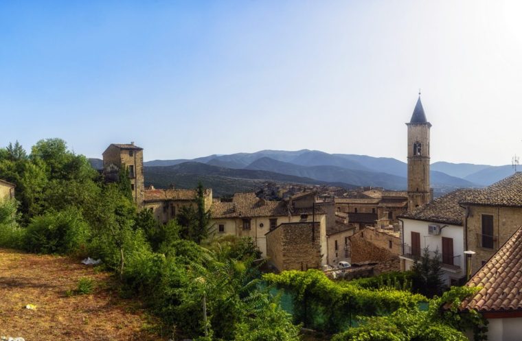 Pacentro is a medieval village in the province of L'Aquila, Abruzzo, Italy. Surrounded by a panoramic view of nature and mountains, is also famous for being the hometown of Madonna???s grandparents.