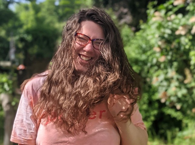 Hannah Shewan Stevens smiles outdoors