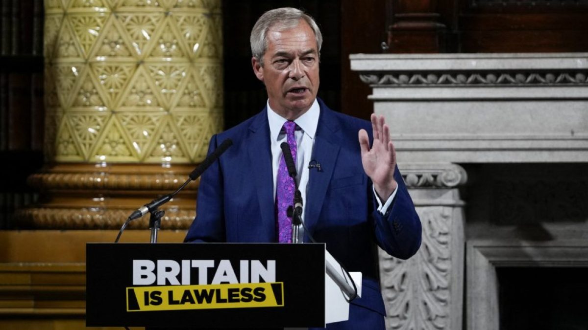 Farage wants you to think London is finished