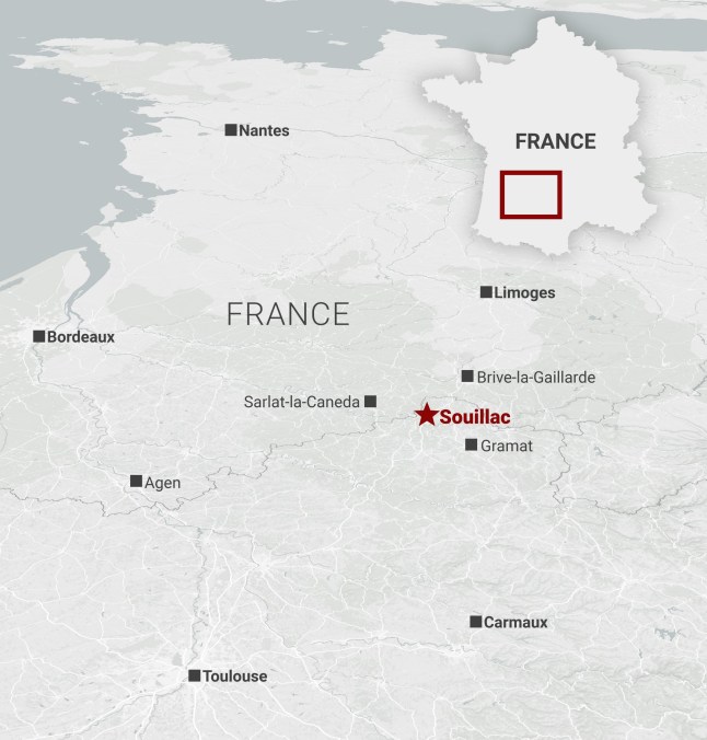 METRO GRAPHICS Souillac Map
