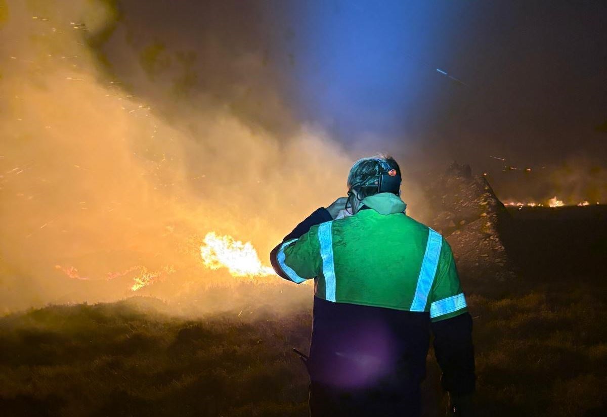 Heroic role of land workers in tackling Scotland’s largest ever wildfires highlighted
